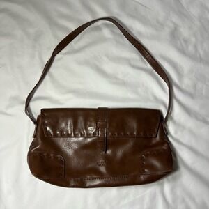 Vintage XOXO Brown Women's Shoulder Bag Y2K